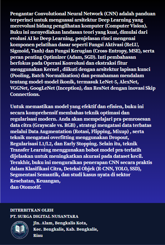 PENGANTAR CONVOLUTIONAL NEURAL NETWORK (CNN)