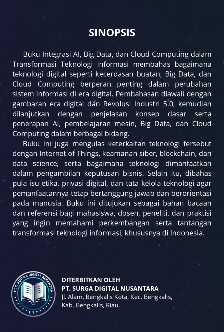 INTEGRASI AI, BIG DATA DAN CLOUD COMPUTING DALAM TRANSFORMASI TEKNOLOGI ...