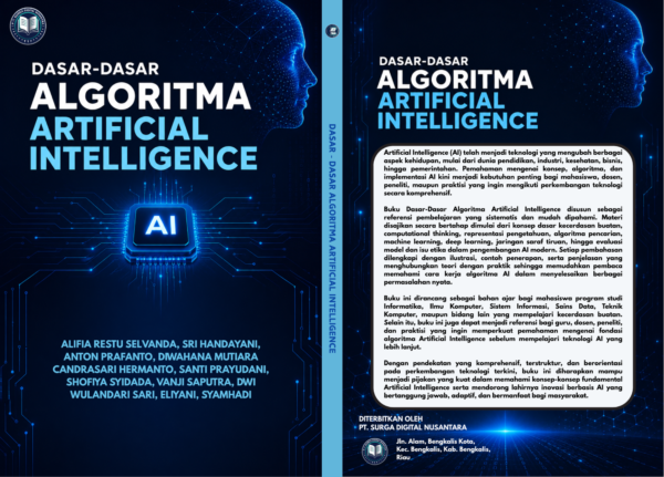 sampul full DASAR-DASAR ALGORITMA ARTIFICIAL INTELLIGENCE
