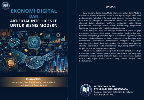 Cover Sampul EKONOMI DIGITAL DAN ARTIFICIAL INTELLIGENCE UNTUK BISNIS MODERN