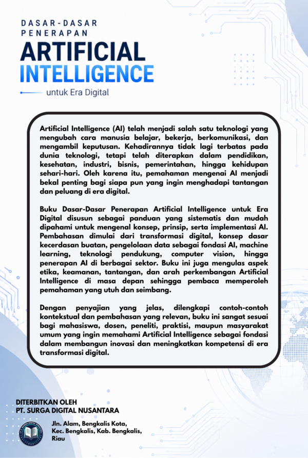 Dasar-Dasar Penerapan Artificial Intelligence Untuk Era Digital