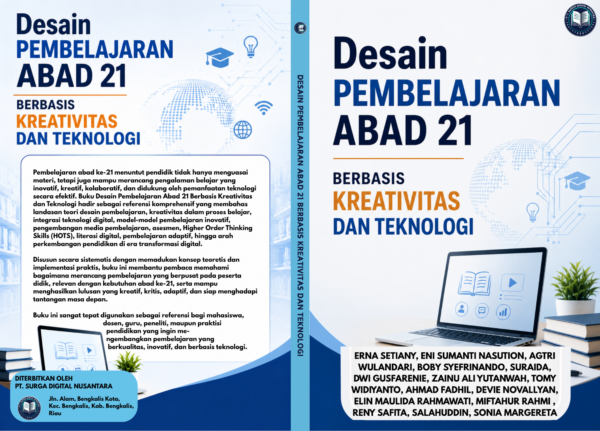 cover full DESAIN PEMBELAJARAN ABAD 21 BERBASIS KREATIVITAS DAN TEKNOLOGI